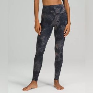 lululemon Align High-Rise Pant 28" Diamond Dye Lunar Rock - Size 8